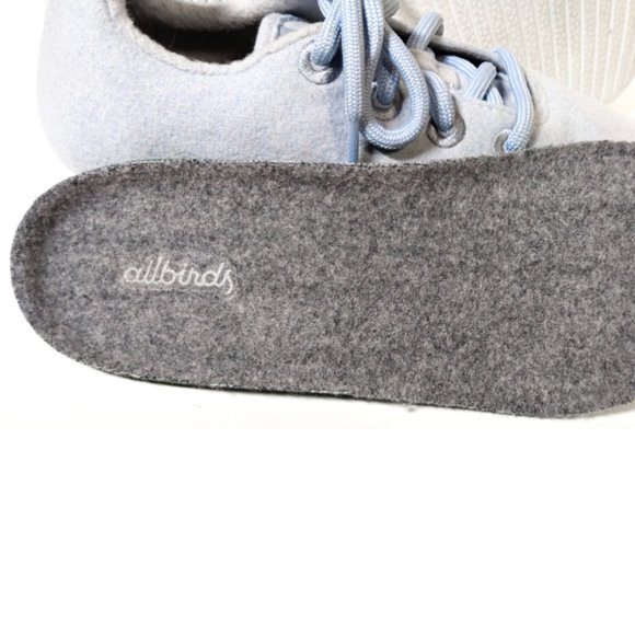 ALLBIRDS Shoes Sneakers Wool Runners Size 8 Pale Blue Womens 8 - Picture 4 of 8